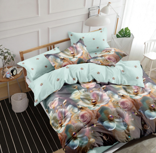 КПБ Поплин на резинке Арт. SA-1573