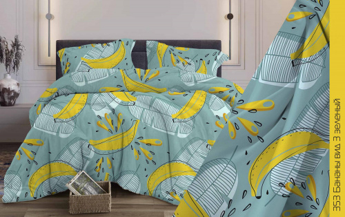 КПБ Арт. 353-3 бананы (пл. 120 г/м)